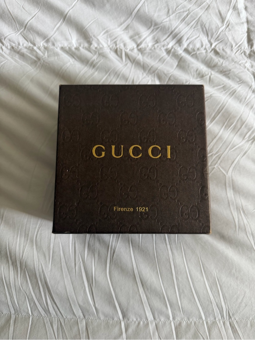 Gucci Brown and Black GG Supreme Canvas Bi-Fold Wallet